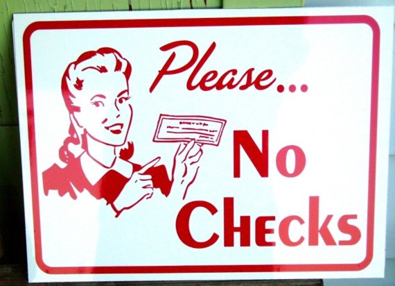 Top 3 reasons to stop accepting checks
