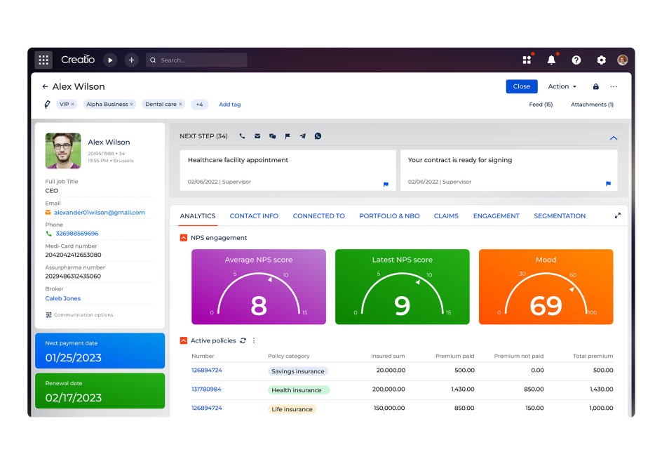 Insurance Automation Tools - creatio best no code