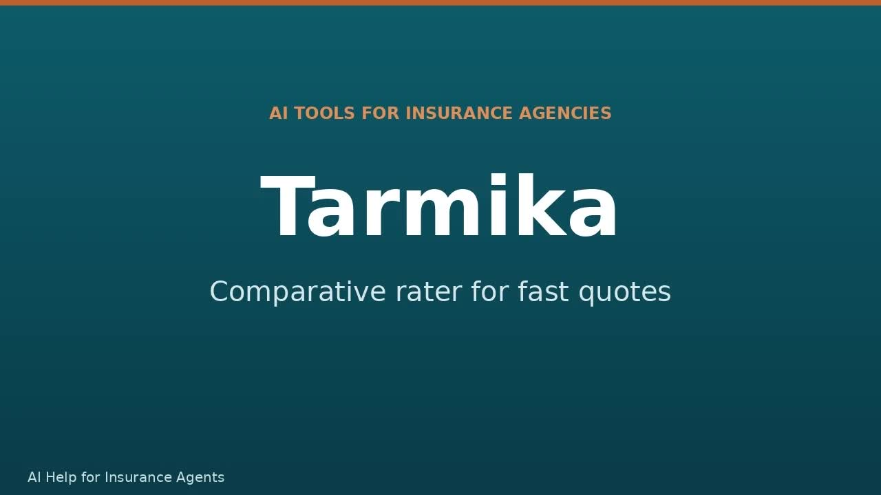  Insurance Automation Tools - tarmika best comparative commercial