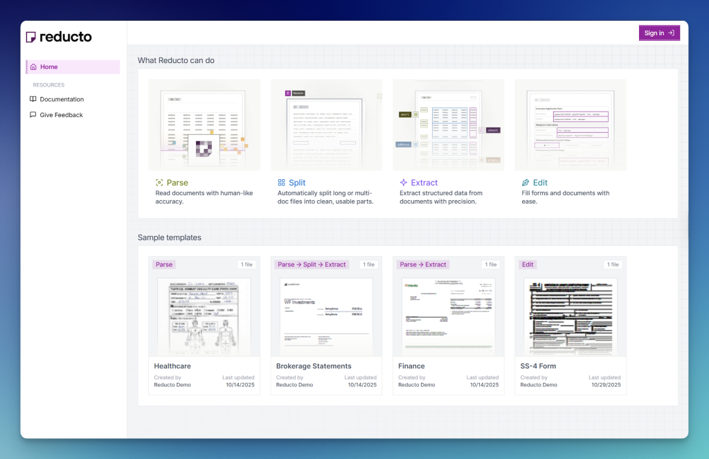  Insurance Automation Tools - reducto best precision document