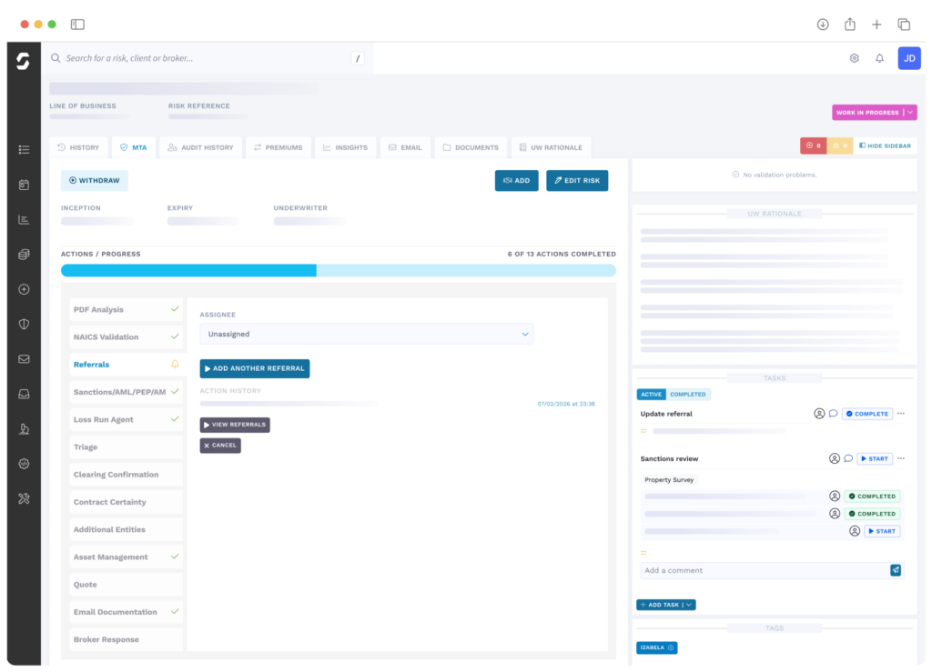 Insurance Automation Tools - send technology best underwriting