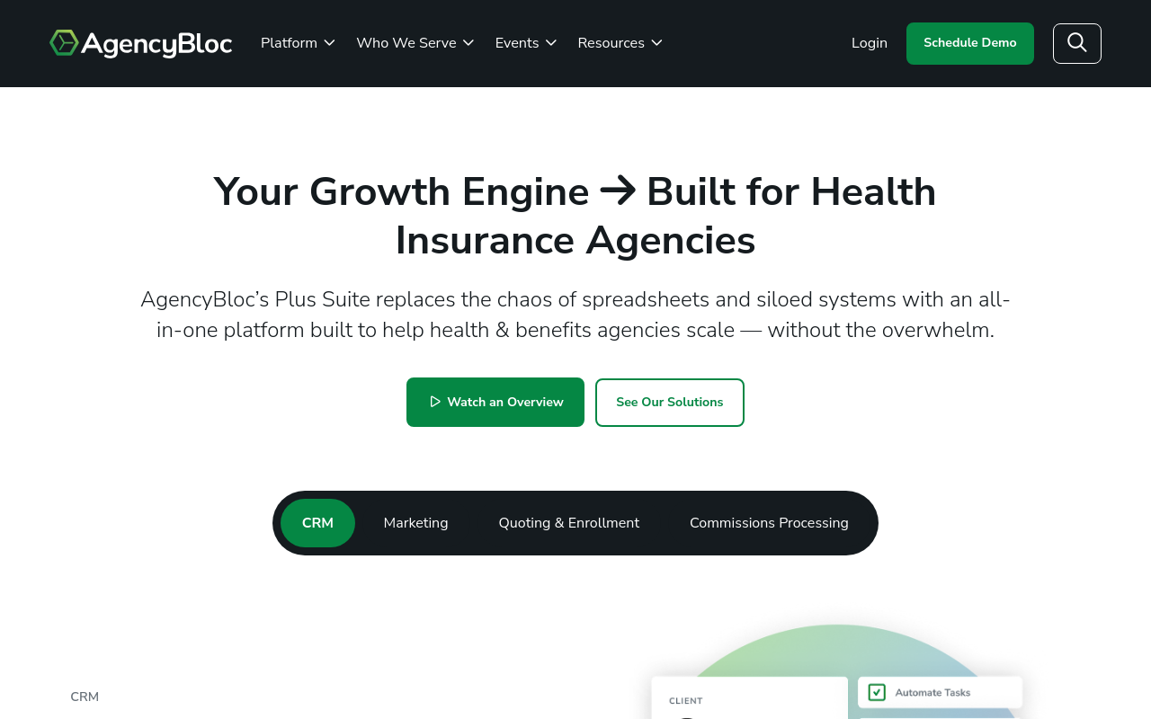  Insurance Automation Tools - agencybloc best software health